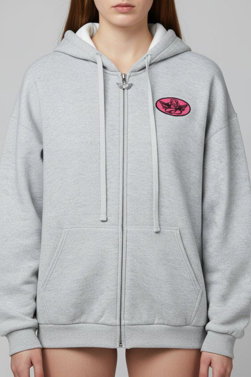 Shop Boys Lie Boys Lie Cupids Club Harley Zip Up Sweater Sweater for women – premium loungewear and festival fashion at Spoiled Brat