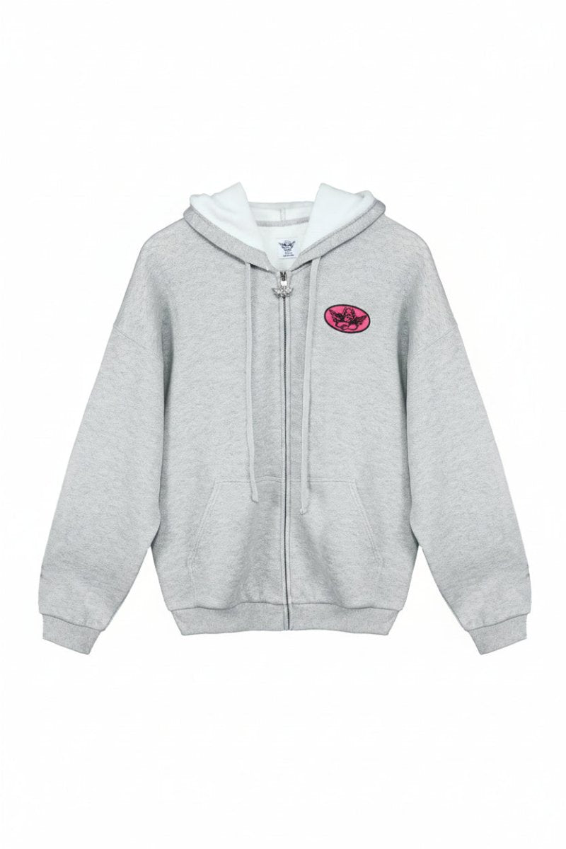 Shop Boys Lie Boys Lie Cupids Club Harley Zip Up Sweater Sweater for women – premium loungewear and festival fashion at Spoiled Brat