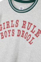 Shop Boys Lie Boys Lie Girls Rule Boys Drool Kara Crewneck Sweater Sweater for women – premium loungewear and festival fashion at Spoiled Brat