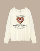 Shop Boys Lie Boys Lie Heavenly Room Service PJ BF Thermal Long Sleeve Tee as seen on Megan Fox Hooded Sweatshirt for women – premium loungewear and festival fashion at Spoiled Brat