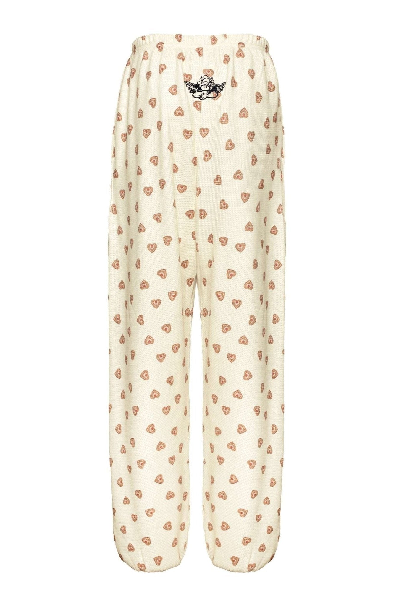 Shop Boys Lie Boys Lie Heavenly Room Service PJ Printed Kimmy Pants as seen on Megan Fox Jogger Bottoms for women – premium loungewear and festival fashion at Spoiled Brat