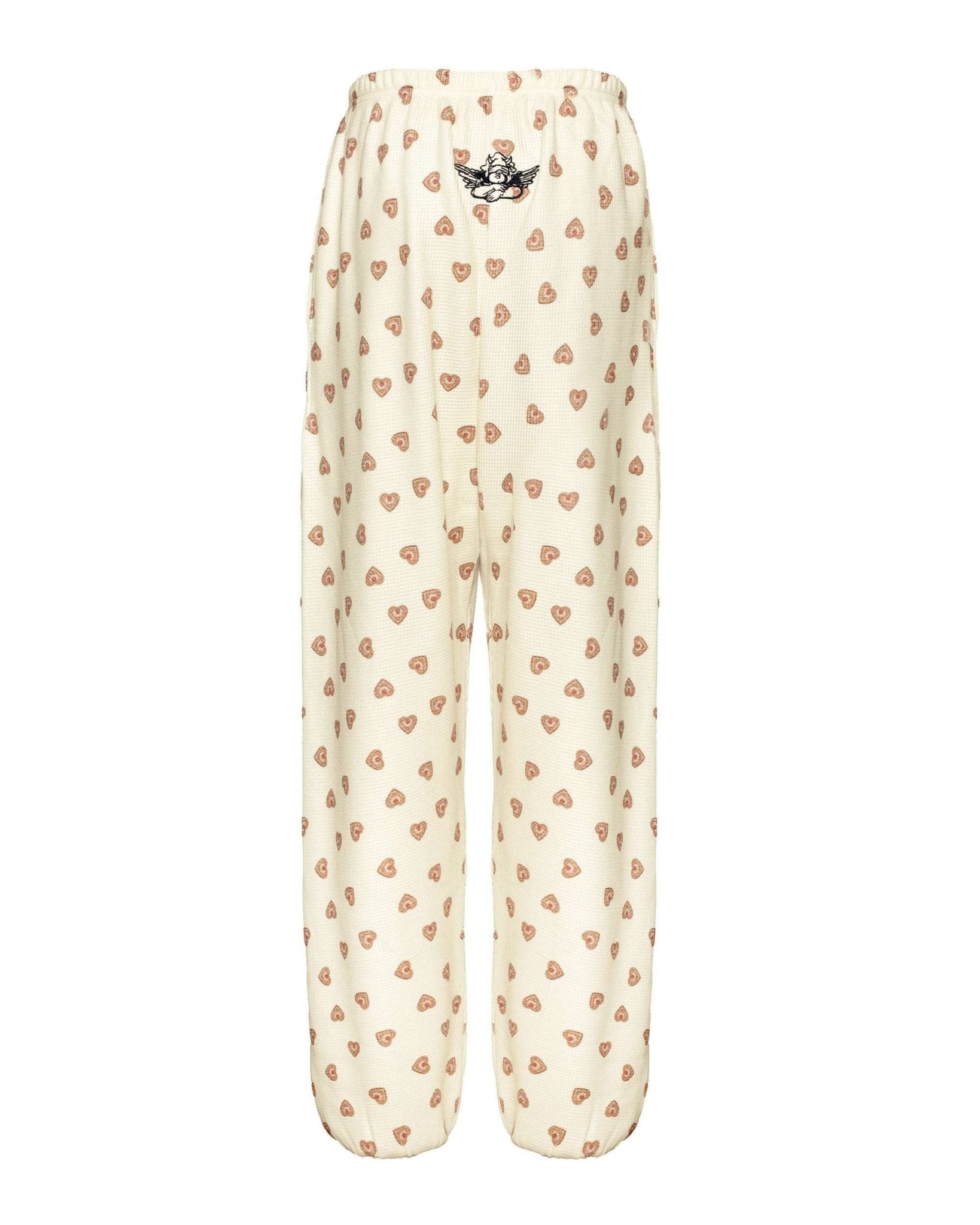 Boys Lie Heavenly Room Service PJ Printed Kimmy Pants by Boys Lie – Jogger Bottoms – White | Spoiled Brat UK