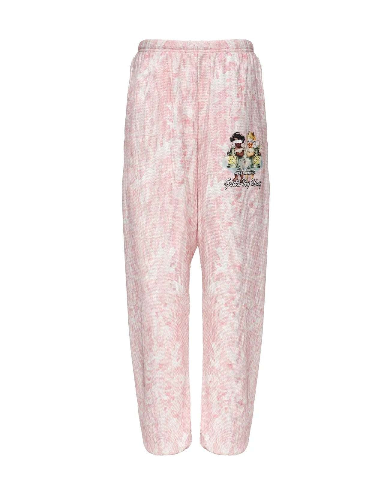 Boys Lie Let Love Guide My Way Kimmy Jogger Pant by Boys Lie – Jogger Bottoms – Pink | Spoiled Brat UK