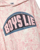 Shop Boys Lie Boys Lie Let Love Guide My Way Rhinestone Racer Hoodie as seen on Olivia Attwood Hooded Sweatshirt for women – premium loungewear and festival fashion at Spoiled Brat