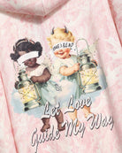 Shop Boys Lie Boys Lie Let Love Guide My Way Rhinestone Racer Hoodie as seen on Olivia Attwood Hooded Sweatshirt for women – premium loungewear and festival fashion at Spoiled Brat