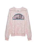 Shop Boys Lie Boys Lie Let Love Guide My Way Rhinestone Racer Hoodie as seen on Olivia Attwood Hooded Sweatshirt for women – premium loungewear and festival fashion at Spoiled Brat