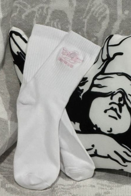 Boys Lie Pink Logo Socks by Boys Lie – Socks – | Spoiled Brat UK