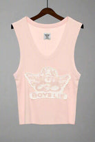 Shop Boys Lie Boys Lie Please Stitch Me Up Randy Tank Top Tank Top for women – premium loungewear and festival fashion at Spoiled Brat