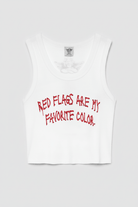 Shop Boys Lie Boys Lie Red Flags Randy Tank Top Tank Top for women – premium loungewear and festival fashion at Spoiled Brat