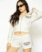 Shop Boys Lie Boys Lie Spread Your Wings Thermal Zip Up Hoodie Hooded Sweatshirt for women – premium loungewear and festival fashion at Spoiled Brat