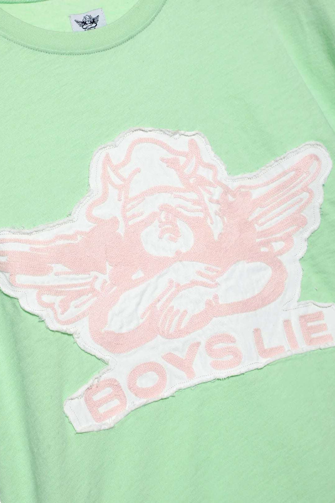 Shop Boys Lie Boys Lie Stitch Me Up Boyfriend Tee Boyfriend T-Shirt for women – premium loungewear and festival fashion at Spoiled Brat