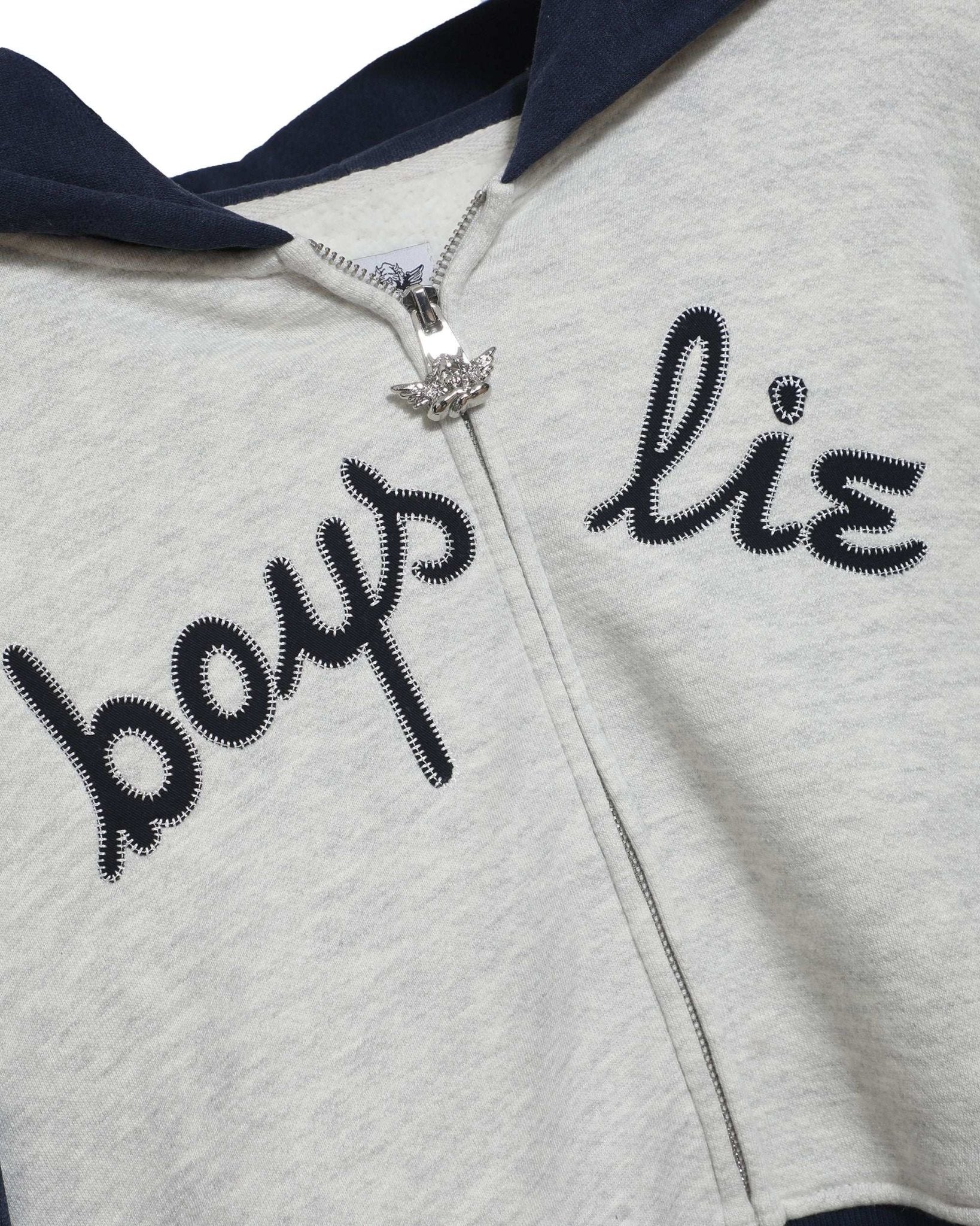 Boys Lie The Big Leaguer Alex Zip up Hoodie by Boys Lie – Zip Up Hoodie – Navy | Spoiled Brat UK