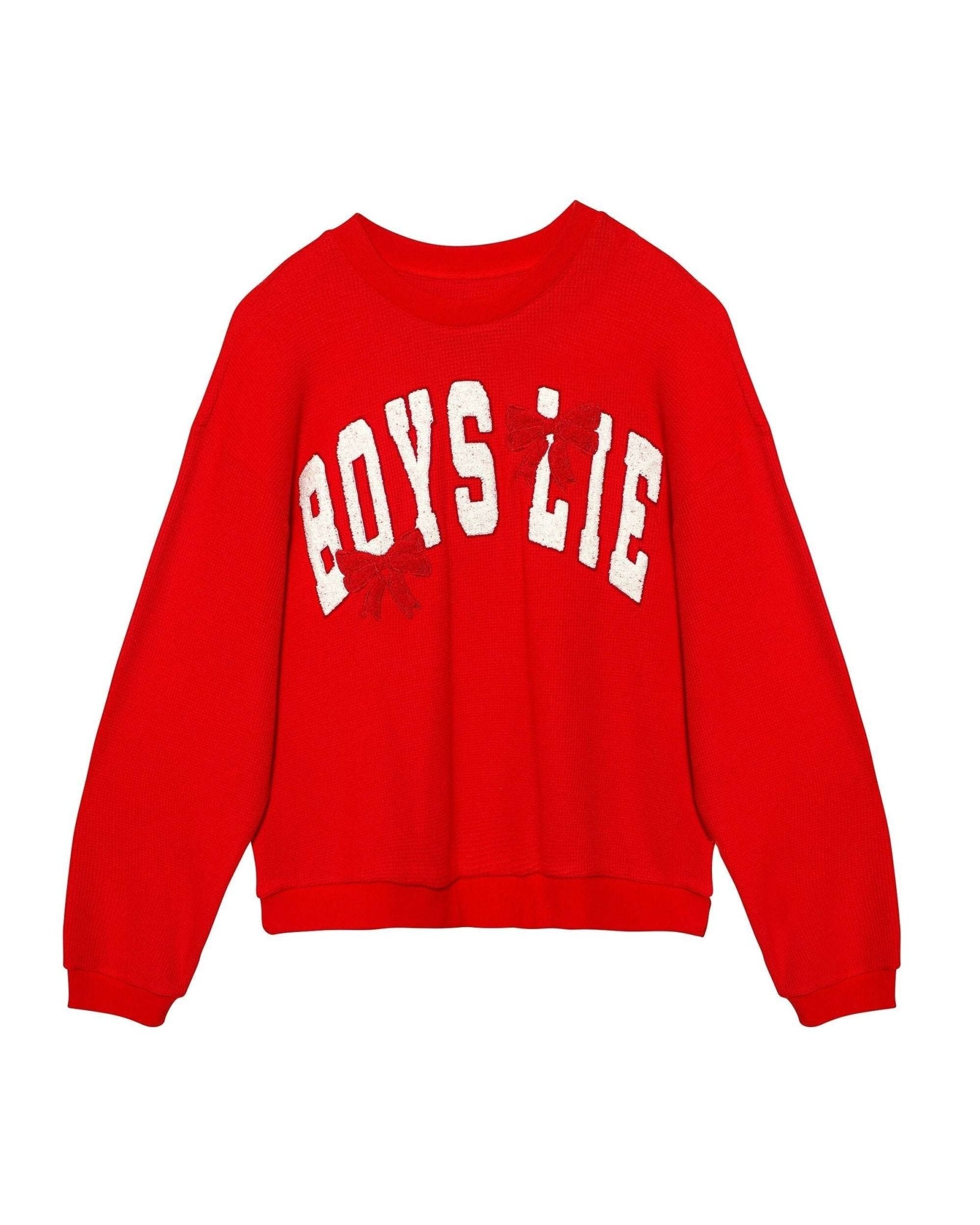 Boys Lie Wrap Me In a Bow Kara Sweater - Spoiled Brat