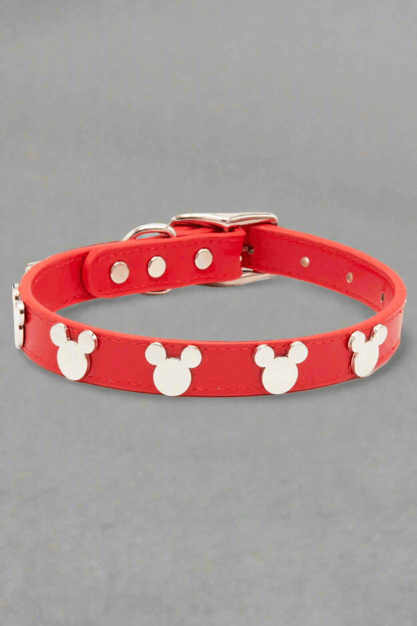 Buckle Down Products Disney Mickey Mouse Vegan Leather Dog Collar - Spoiled Brat