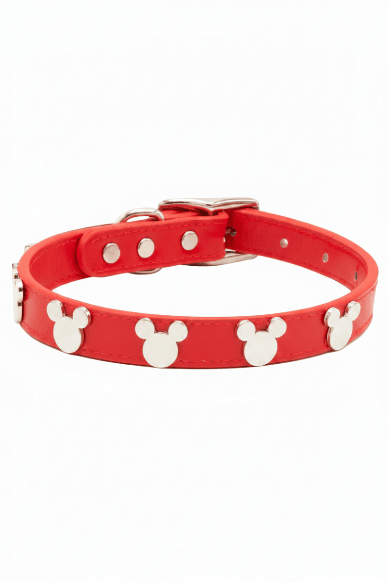 Shop Buckle Down Products Buckle Down Products Disney Mickey Mouse Vegan Leather Dog Collar Dog Collar for women – premium loungewear and festival fashion at Spoiled Brat