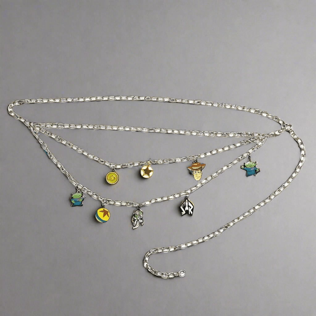 Buckle Down Products Disney Toy Story Charm Chain Belt - Spoiled Brat