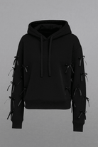 Shop CHRLDR CHRLDR Molly Bows Hoodie Hoodie for women – premium loungewear and festival fashion at Spoiled Brat