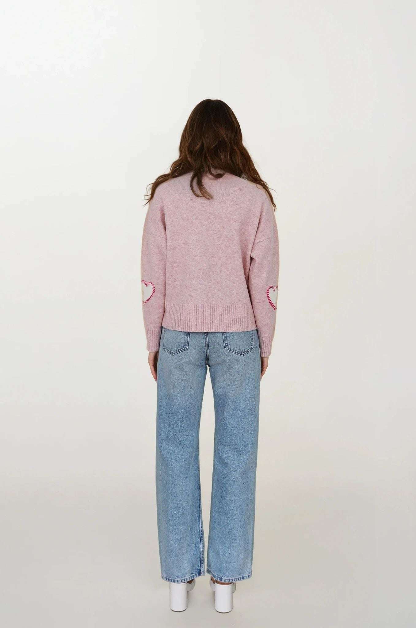 CHRLDR Sweetheart V Neck Perfect Sweater - Spoiled Brat