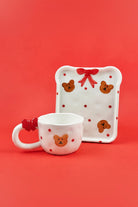 Shop Coconut Lane Coconut Lane Berry Cute Mug & Toast Plate Set Mug for women – premium loungewear and festival fashion at Spoiled Brat