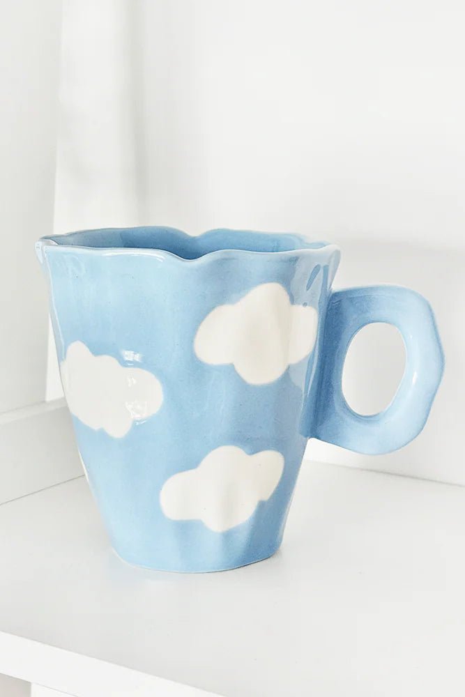 Shop Coconut Lane Coconut Lane Clouds Coffee Mug Mug for women – premium loungewear and festival fashion at Spoiled Brat