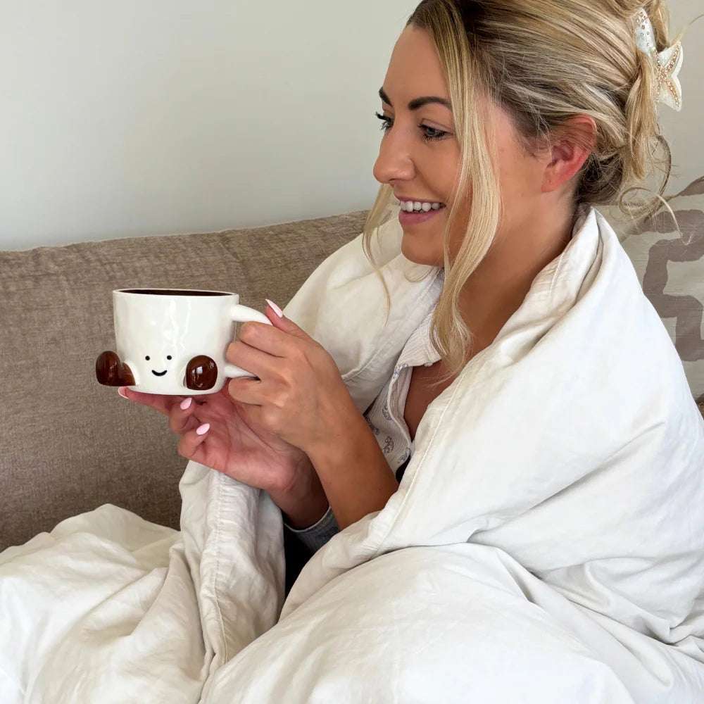 Shop Coconut Lane Coconut Lane Coffee Cuddles Mug Mug for women – premium loungewear and festival fashion at Spoiled Brat