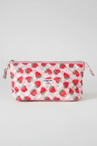 Shop Coconut Lane Coconut Lane Quilted Berry Cute Expandable Cosmetic Bag Cosmetic Case for women – premium loungewear and festival fashion at Spoiled Brat