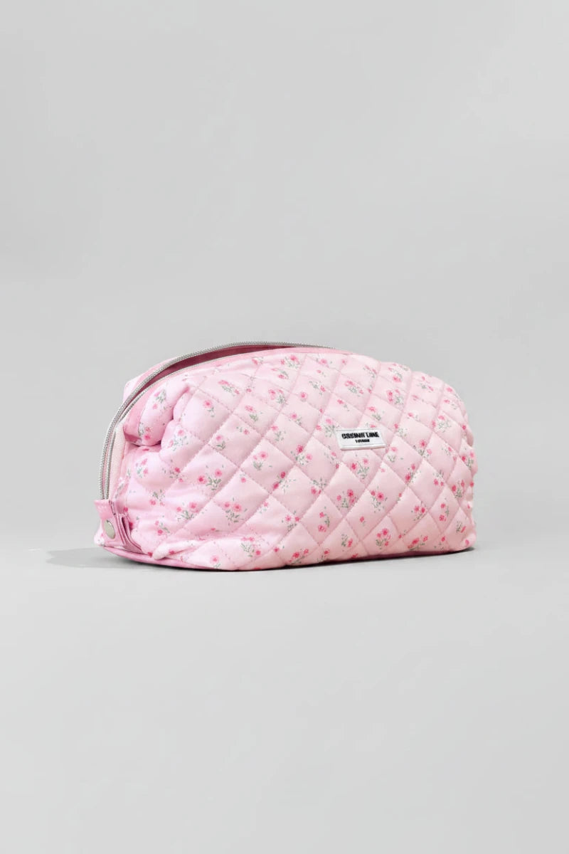 Shop Coconut Lane Coconut Lane Quilted Ditsy Floral Expandable Cosmetic Bag Cosmetic Case for women – premium loungewear and festival fashion at Spoiled Brat