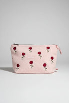 Shop Coconut Lane Coconut Lane Quilted Embroidered Roses Expandable Cosmetic Bag Cosmetic Case for women – premium loungewear and festival fashion at Spoiled Brat
