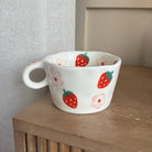 Shop Coconut Lane Coconut Lane Strawberries & Floral Mug Mug for women – premium loungewear and festival fashion at Spoiled Brat