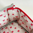 Coconut Lane Travel Vanity Case in Cherry Velvet - Spoiled Brat