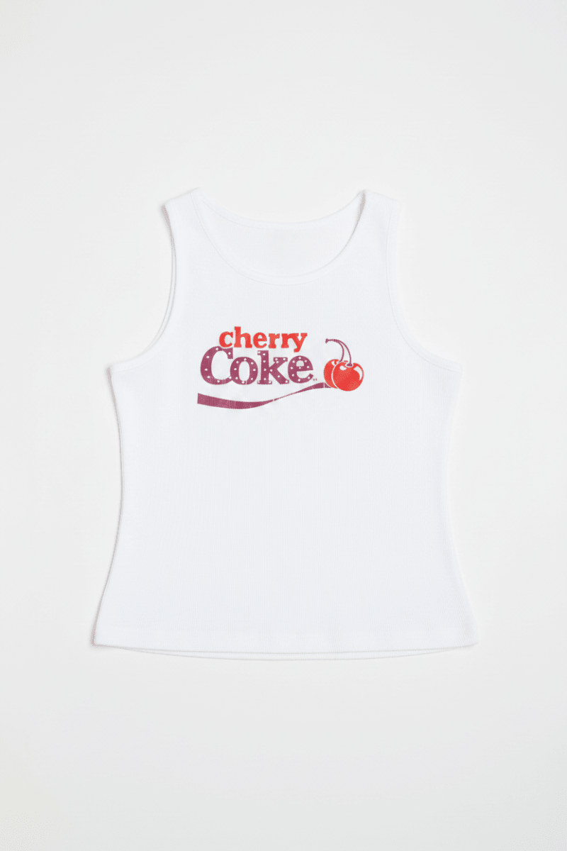 Shop Daisy Street Daisy Street Cherry Coke Graphic Tank Top Tank Top for women – premium loungewear and festival fashion at Spoiled Brat