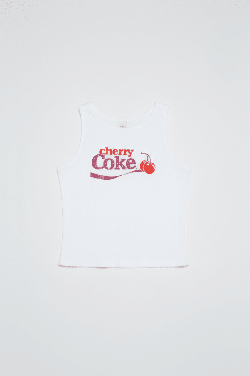 Shop Daisy Street Daisy Street Cherry Coke Graphic Tank Top Tank Top for women – premium loungewear and festival fashion at Spoiled Brat