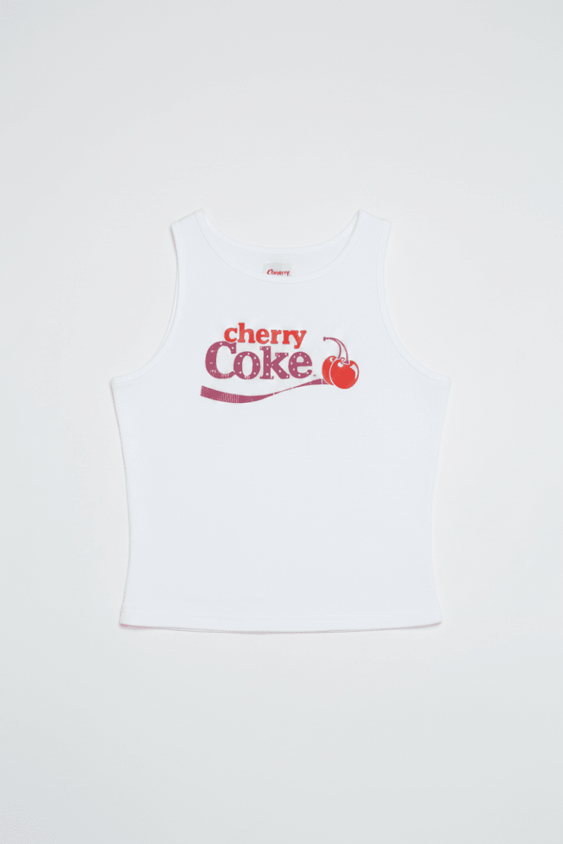 Shop Daisy Street Daisy Street Cherry Coke Graphic Tank Top Tank Top for women – premium loungewear and festival fashion at Spoiled Brat