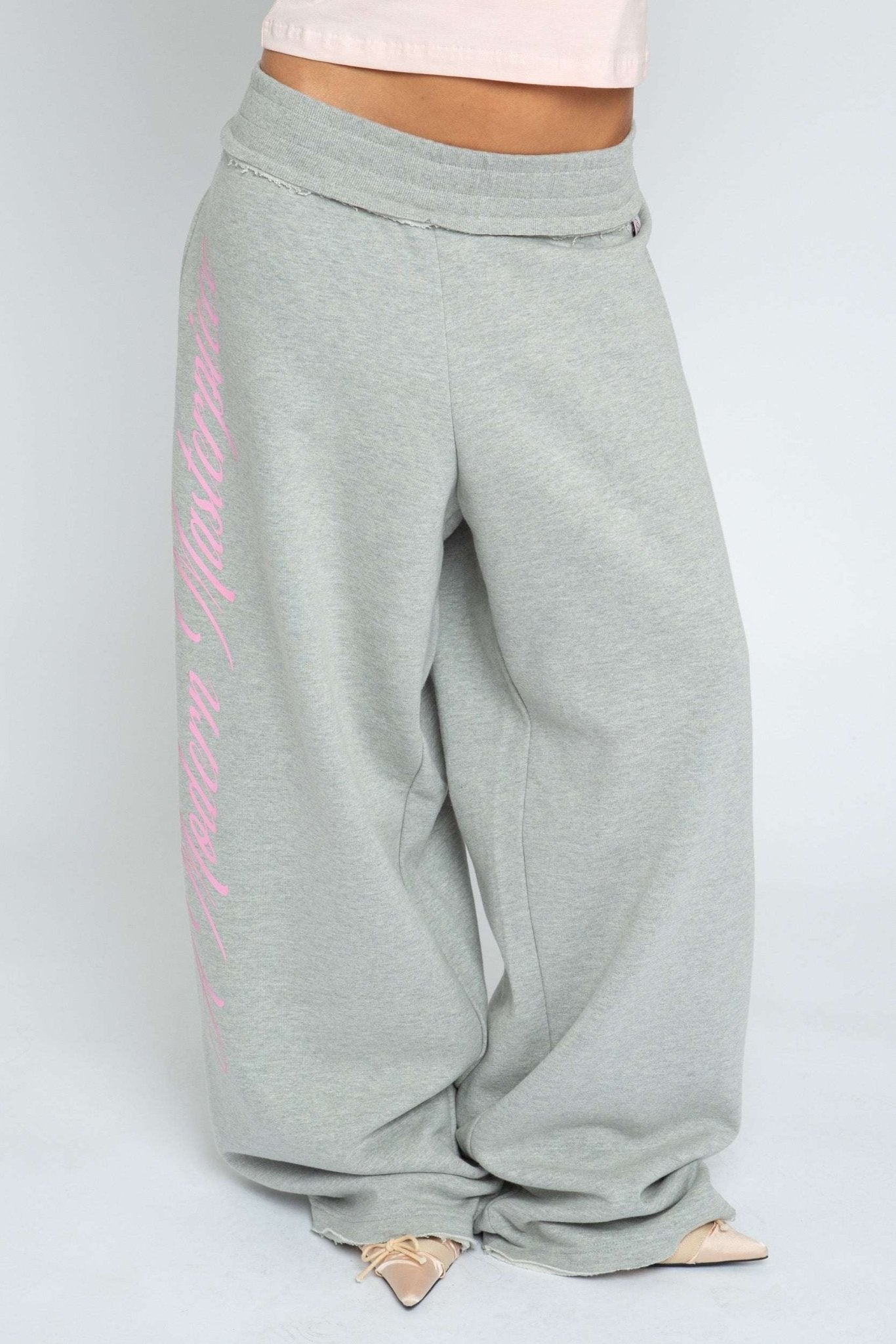 Daisy Street Masterpiece Grey Jogger Pants - Spoiled Brat