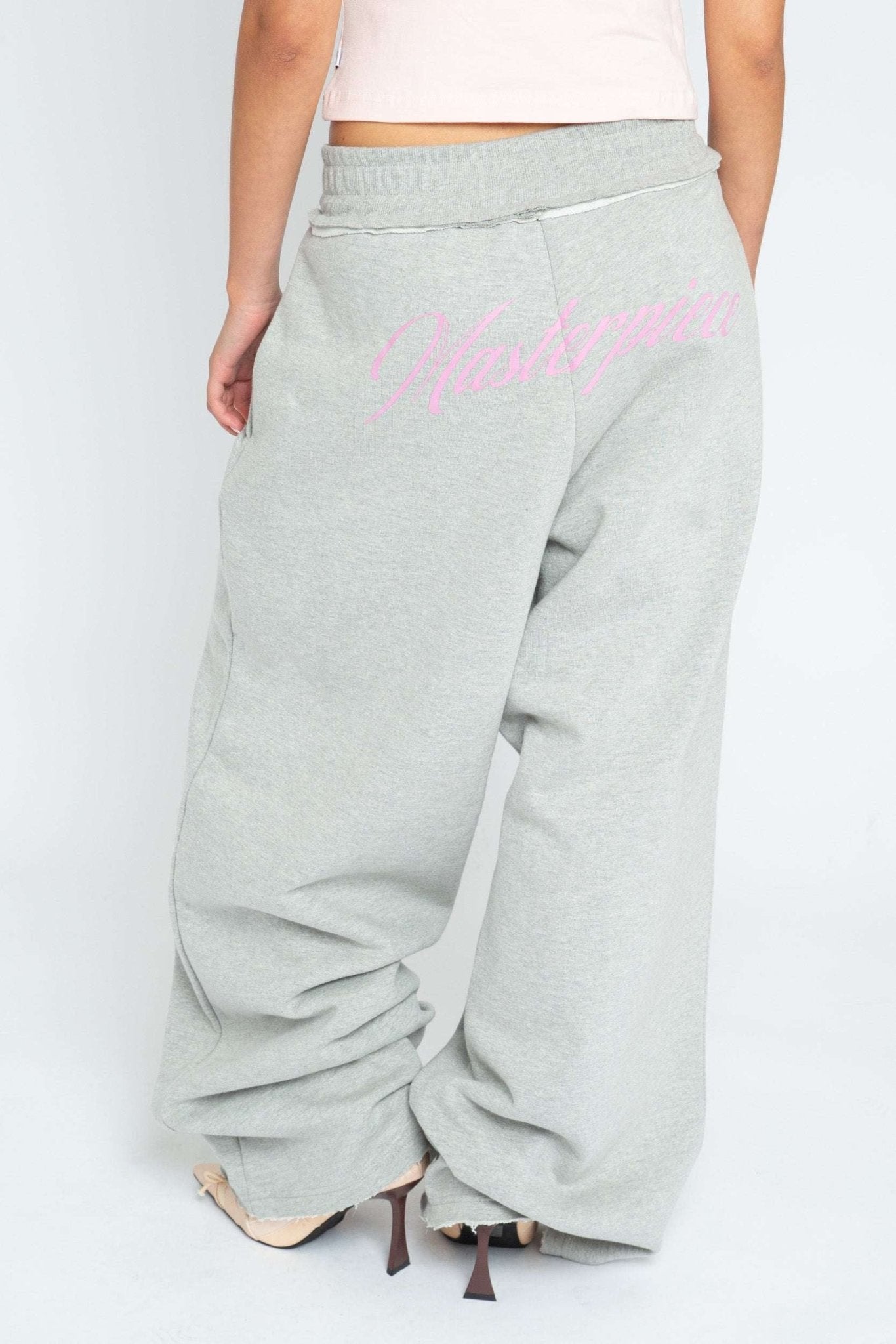 Daisy Street Masterpiece Grey Jogger Pants - Spoiled Brat
