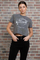 Shop Daisy Street Daisy Street Not Today Snow Washed Baby Tee T-Shirts for women – premium loungewear and festival fashion at Spoiled Brat