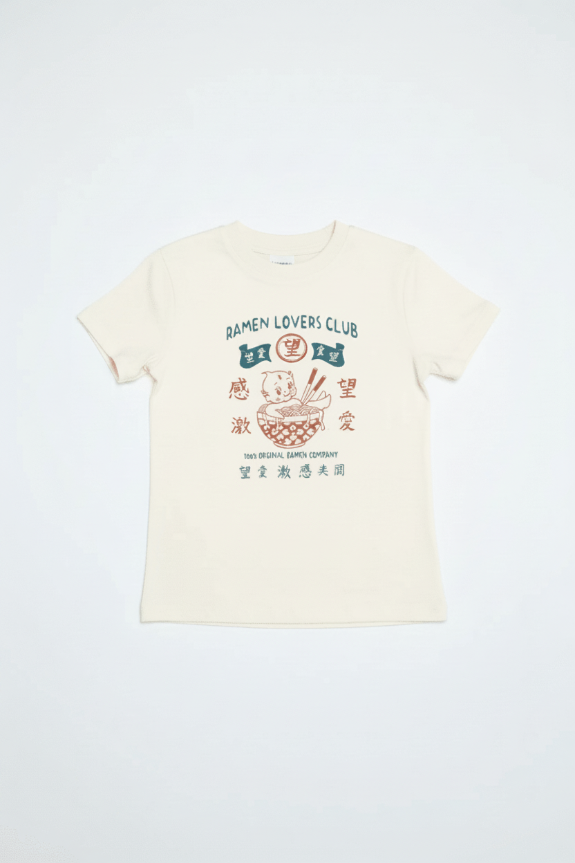 Shop Daisy Street Daisy Street Ramen Club Baby Tee T-Shirt for women – premium loungewear and festival fashion at Spoiled Brat
