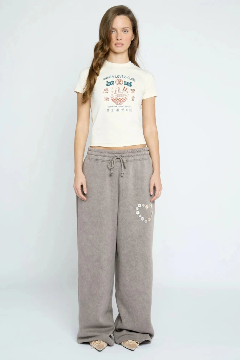 Shop Daisy Street Daisy Street Ramen Club Baby Tee T-Shirt for women – premium loungewear and festival fashion at Spoiled Brat