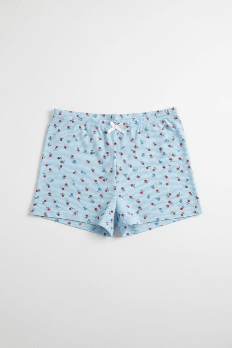 Shop Daisy Street Daisy Street Ribbed Jersey Shorts Pyjamas for women – premium loungewear and festival fashion at Spoiled Brat