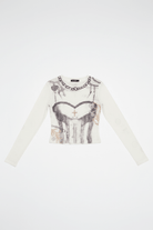 Shop Daisy Street Daisy Street Tease Top Long Sleeved Top for women – premium loungewear and festival fashion at Spoiled Brat