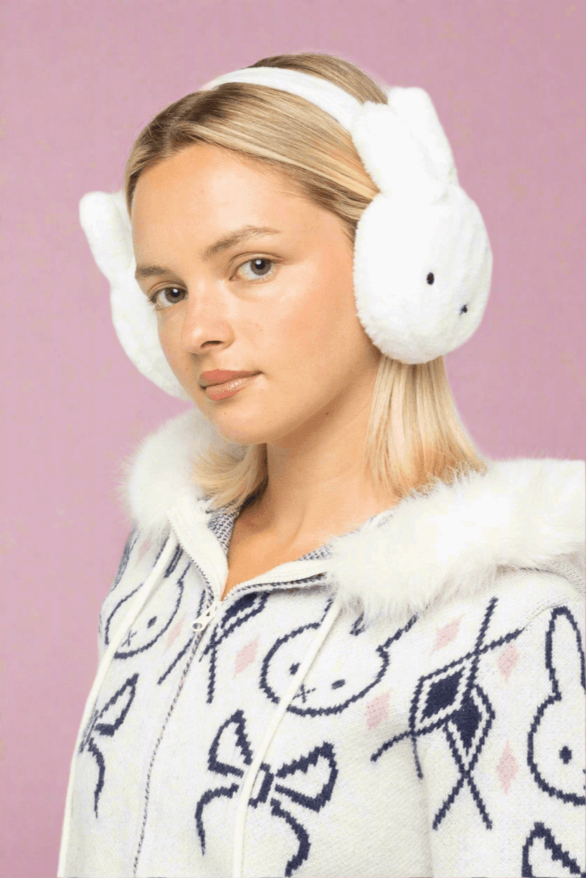 Shop Daisy Street Daisy Street x Miffy Faux Fur Ear Muffs Ear Muffs for women – premium loungewear and festival fashion at Spoiled Brat