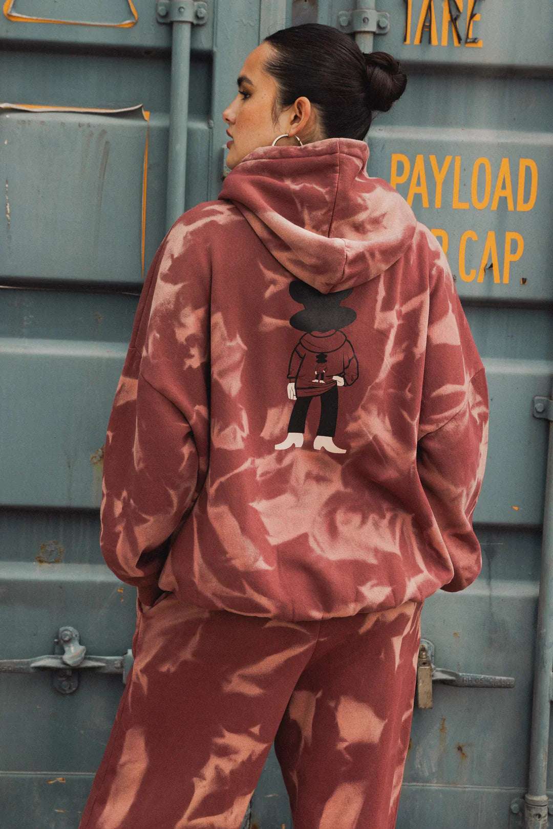 Shop Daisy Street Paul Frank x Daisy Street Spray Effect Julius Hoodie Hoodie for women – premium loungewear and festival fashion at Spoiled Brat