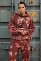 Shop Daisy Street Paul Frank x Daisy Street Spray Effect Julius Hoodie Hoodie for women – premium loungewear and festival fashion at Spoiled Brat