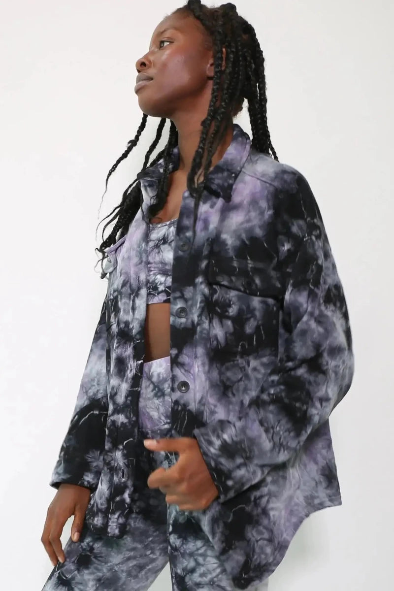 Shop Electric and Rose Electric & Rose Soho Sweatshirt Jacket Jacket for women – premium loungewear and festival fashion at Spoiled Brat