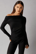 Shop Frankies Bikinis Frankies Bikinis Dahlia Long Sleeve T-Shirt Long Sleeved Top for women – premium loungewear and festival fashion at Spoiled Brat