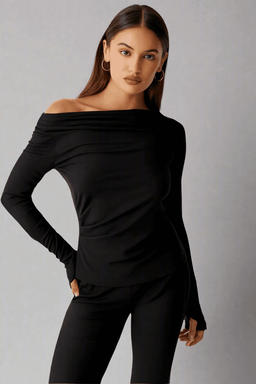 Shop Frankies Bikinis Frankies Bikinis Dahlia Long Sleeve T-Shirt Long Sleeved Top for women – premium loungewear and festival fashion at Spoiled Brat