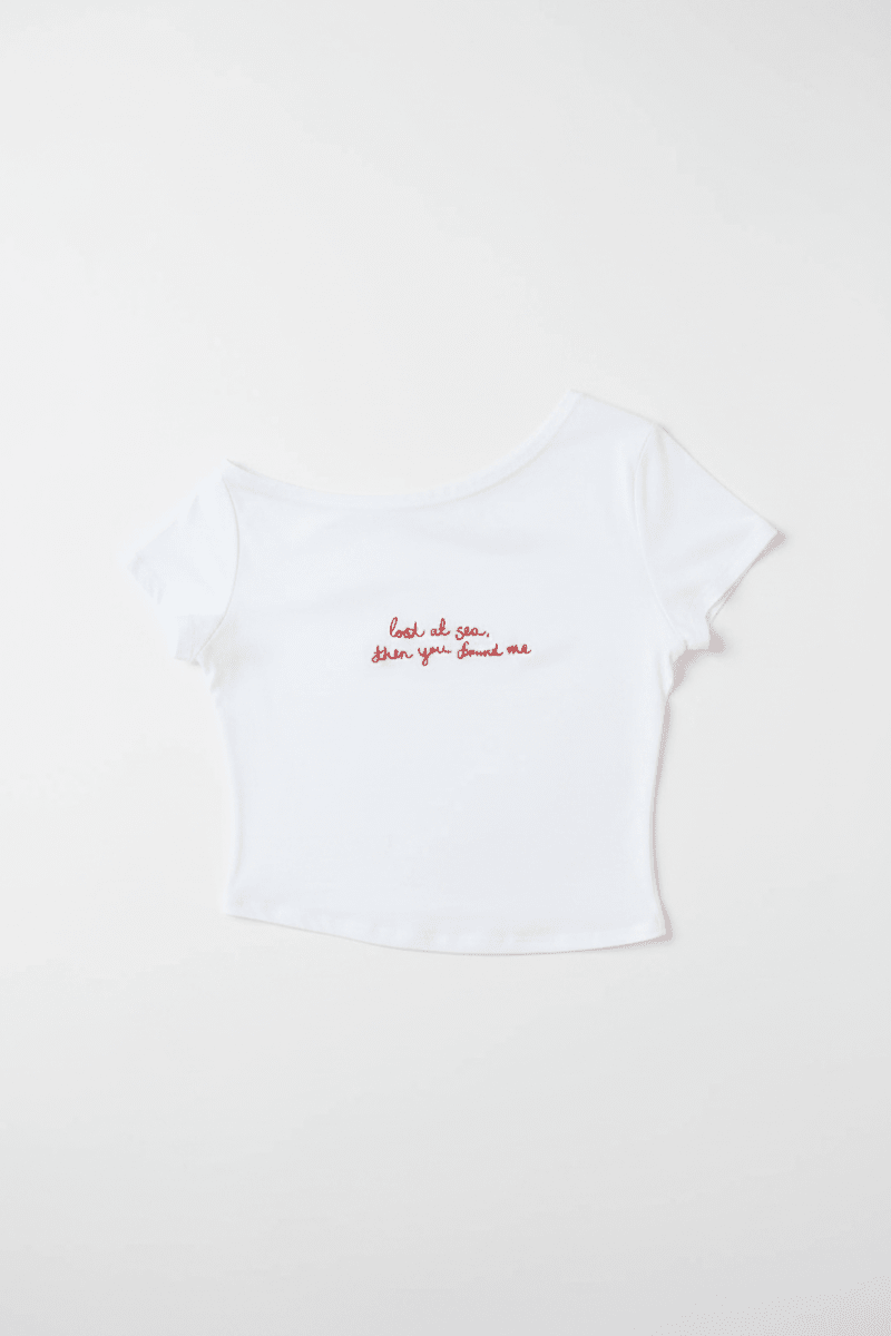 Shop Frankies Bikinis Frankies Bikinis Starlight Cotton Tee Top for women – premium loungewear and festival fashion at Spoiled Brat