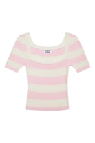 Shop Frankies Bikinis Frankies Bikinis Sunset Ballet Knit Shirt Top for women – premium loungewear and festival fashion at Spoiled Brat