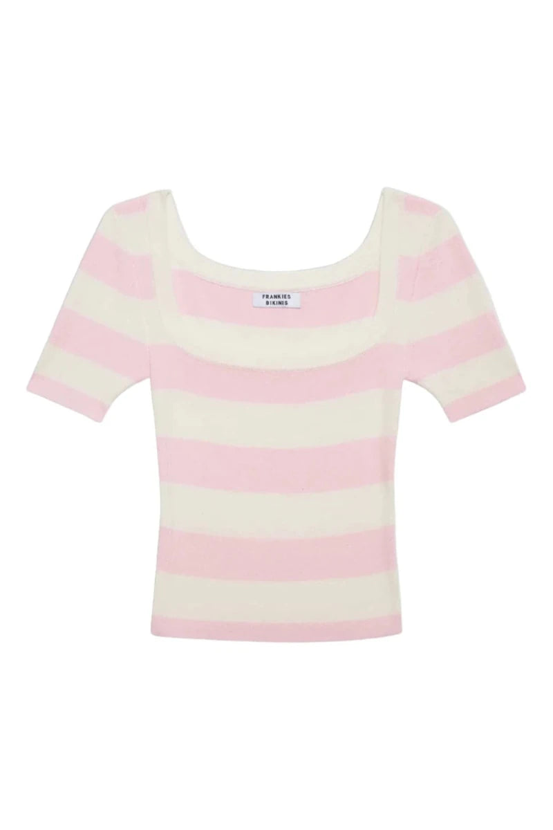 Shop Frankies Bikinis Frankies Bikinis Sunset Ballet Knit Shirt Top for women – premium loungewear and festival fashion at Spoiled Brat