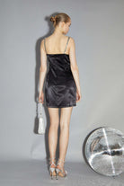 Shop Glamorous Glamorous Black Rhinestone - Flower Corset Mini - Dress Evening Dress for women – premium loungewear and festival fashion at Spoiled Brat